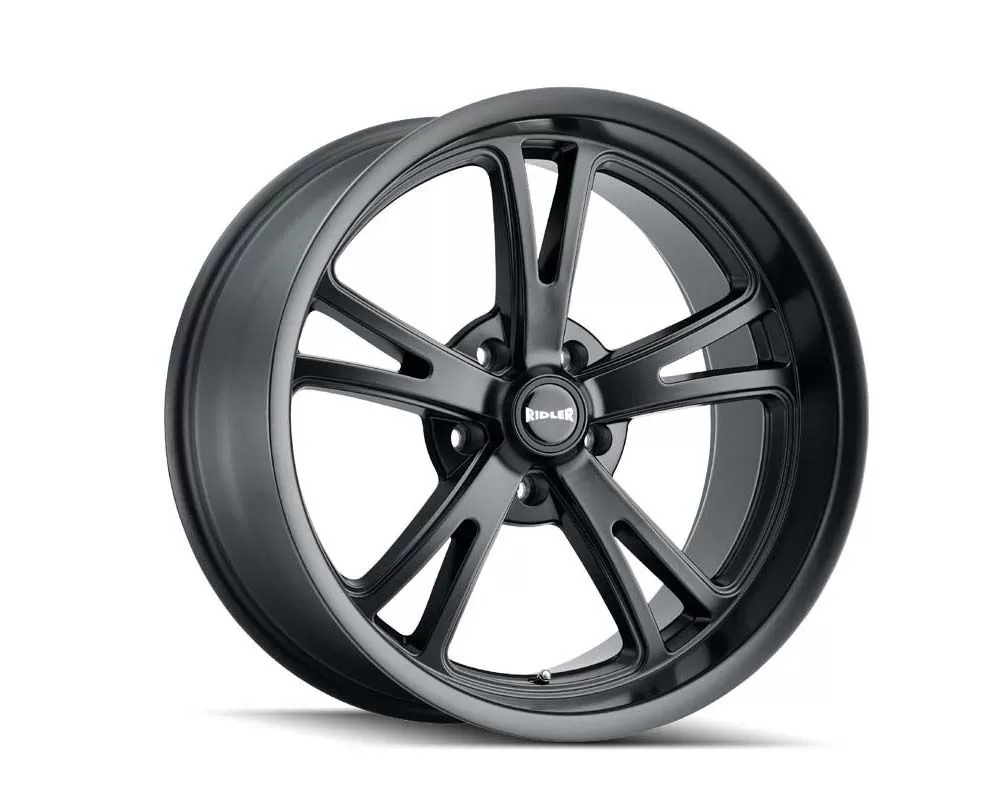 Ridler Wheels Aluminum 607 20x9 Matte Black 5x114.3 Bolt Pattern 35mm - 607-2965MB