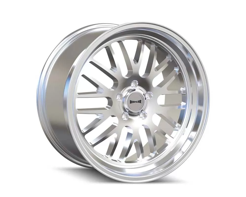 Ridler Wheels Aluminum 607 20x8.5 Polished 5x114.3 Bolt Pattern - 607-2865P