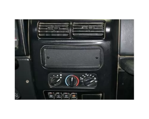 Tuffy Security Black Stereo Dash Cutout Cover - 151-01