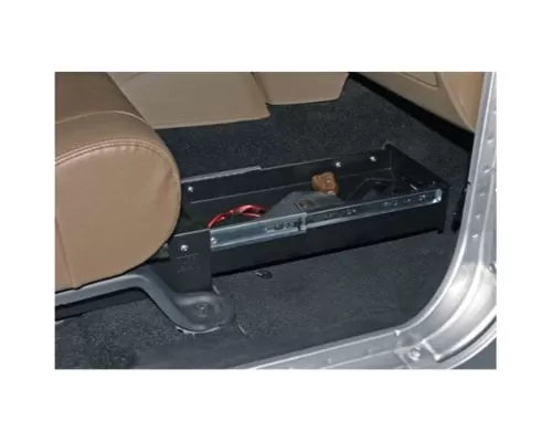 Tuffy Security Front Passenger Side Underseat Drawer Jeep Wrangler 4-Door 2007-2018 - 293-01