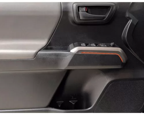 Tufskinz Front Door Switch Side Panel Inserts Inferno (Similar to Exterior Inferno Orange) Toyota Tacoma 2016-2021 - TAC080-FNO-G