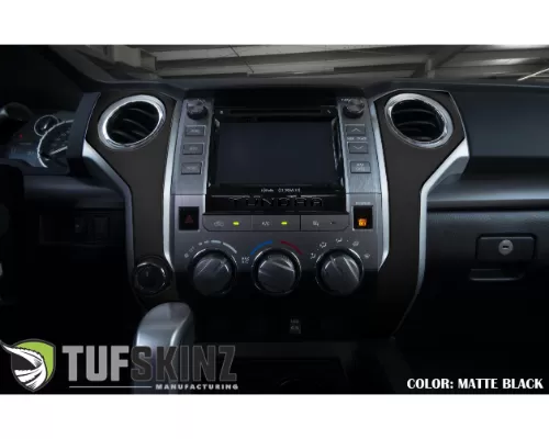 Tufskinz Bezel Accent Trim Matte Black Toyota Tundra 2014-2021 - TUN045-BLK-M