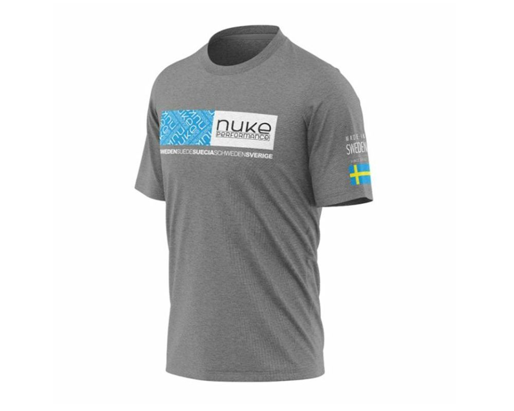 Nuke Performance X-Large Grey T-Shirt - nuke-tshirt-xlarge