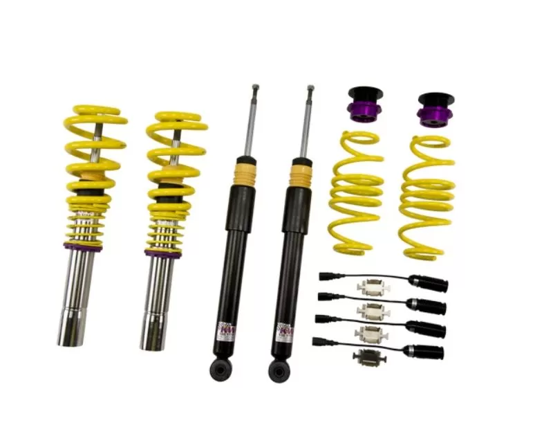 KW Suspension V1 Coilover Bundle Kit Audi A5 | S5 All Engines All Models | A4 | S4 8K | B8 w/ EDC & Magnetic Ride Cancellation Unit 2008-2017 - 10210097