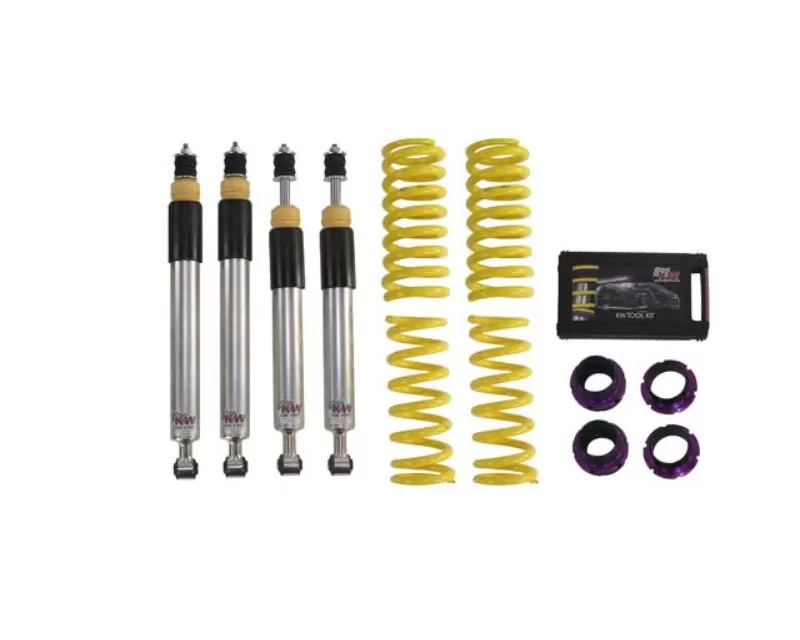 KW Suspension V2 Coilover Kit Mercedes-Benz E-Class W210 6cyl.Sedan Coupe Excludes 4matic AWD 1994-2002 - 15225016