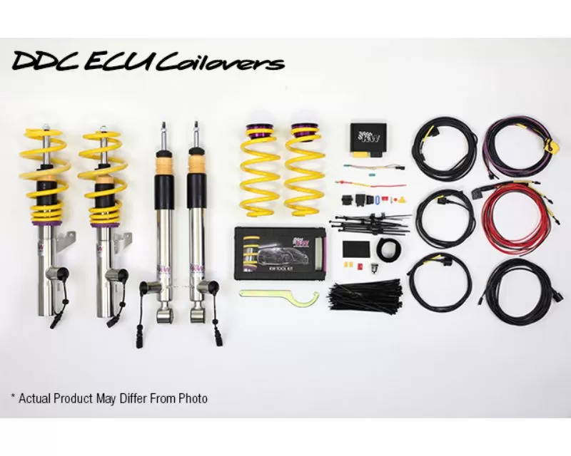 KW Suspension DDC ECU Coilover Kit with 10mm Piston Rod Diameter Aston Martin V8 Vantage includes and Roadster VH2 2006-2017 39033001 - 39033001