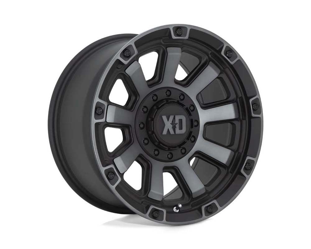 XD Series Gauntlet Wheel 17x9 6X135/5.5 0mm Satin Black w/Gray Tint - XD85279067400