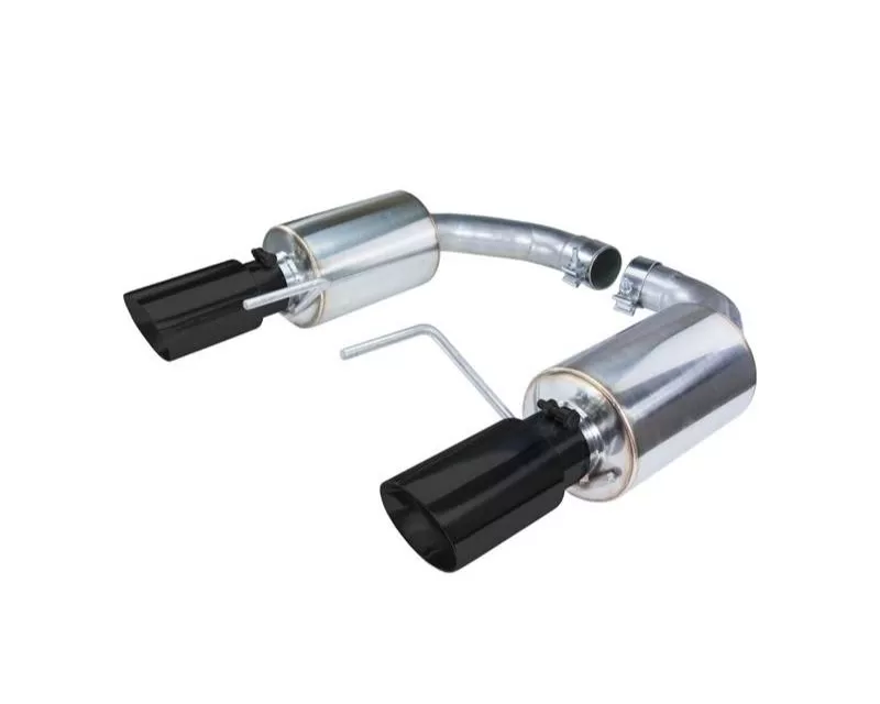 Pypes Exhaust Street Pro Touring Axle Back Exhaust Kit 304 Stainless Black Powder Coated w/o Active Exhaust S650 Platform Ford Mustang GT 2024 - SFM92MSB
