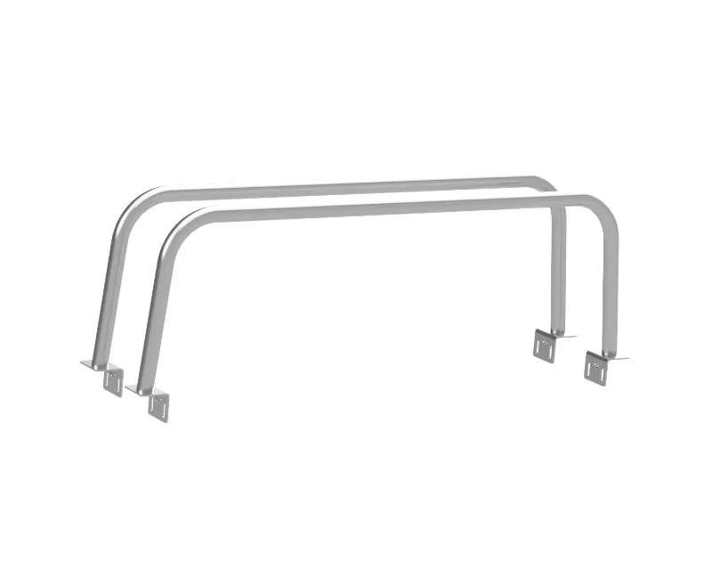 Heavy Metal Off-Road Bed Bar 19-Inch Bare Steel Pair Jeep Gladiator 2020-2021 - HMORBB24