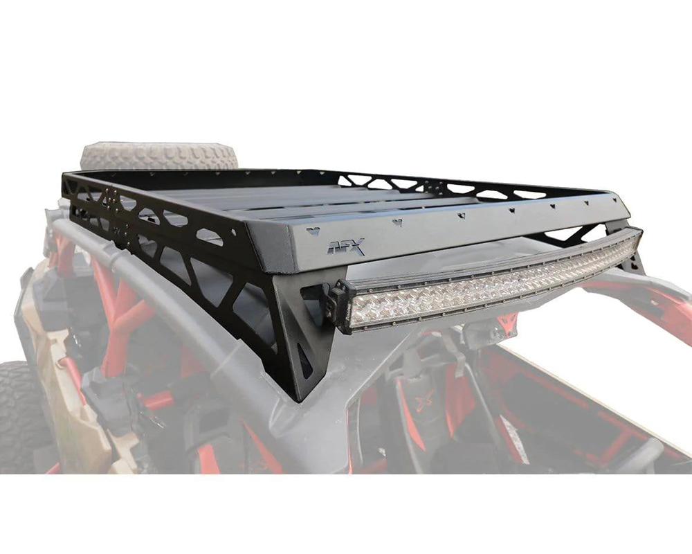 AFX Motorsports Black Roof Rack Can-Am X3 MAX 4 Seater - CAN006-S-B-LED