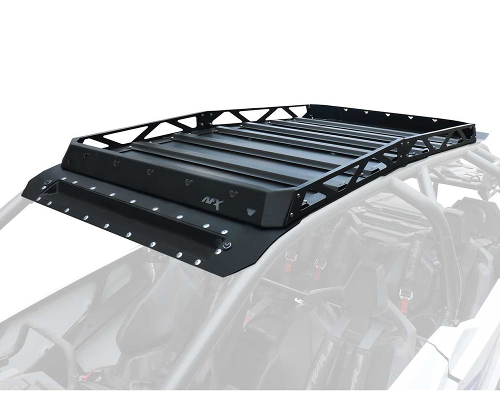AFX Motorsports Black Roof Rack Polaris RZR XP PRO 4 Seater - CAN028-B-LED