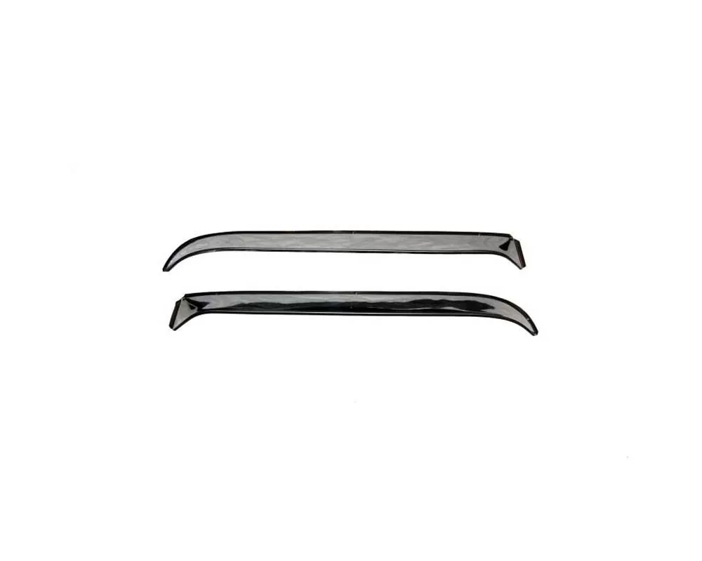 AVS Ventshade Window Deflectors 2pc Stainless Freightliner FLA (Conv. & Cab Over) 1988-1994 - 12003