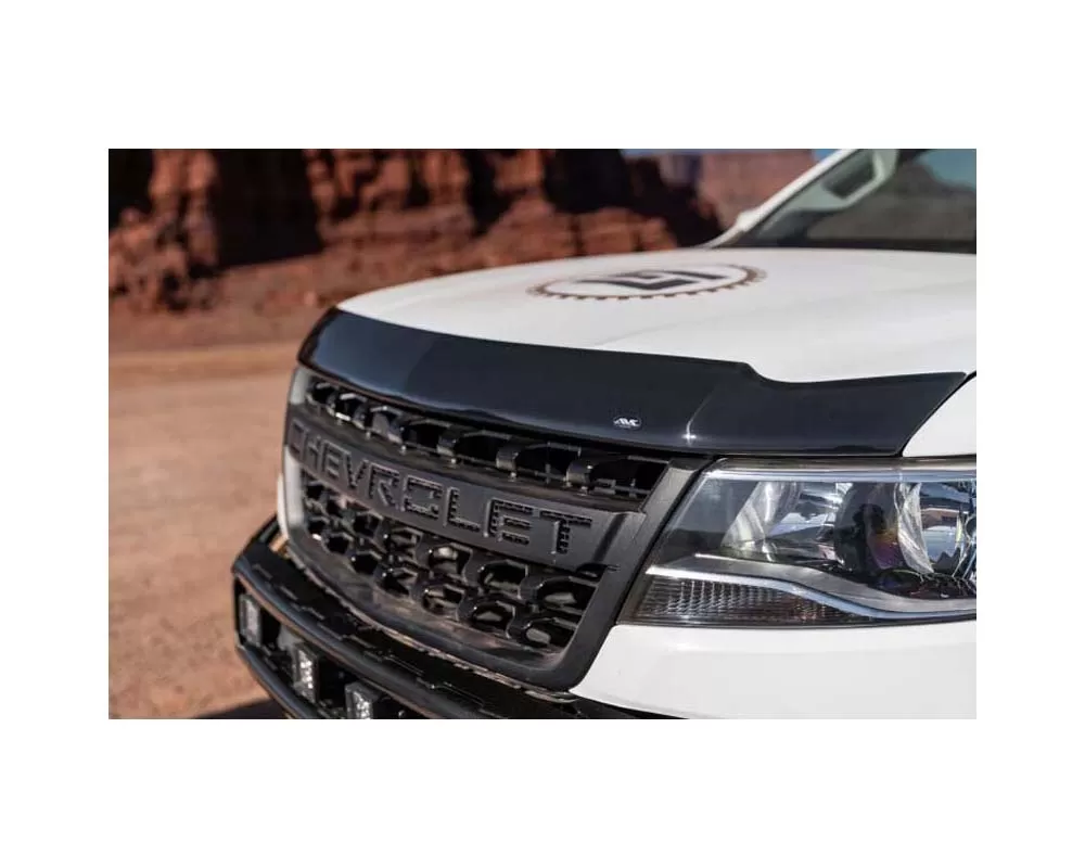 AVS Aeroskin Low Profile Acrylic Hood Shield Smoke Chevrolet Colorado 2015-2020 - 322113