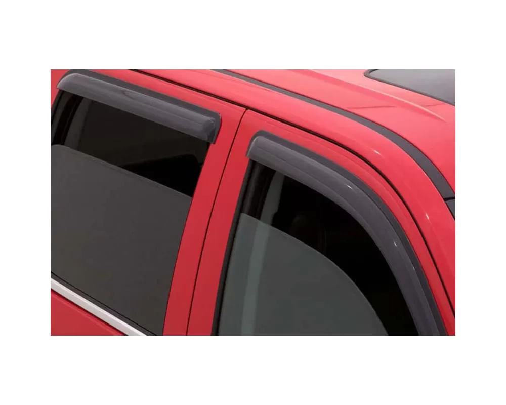 AVS Ventvisor Outside Mount Window Deflectors 4pc Smoke Jeep Wrangler Unlimited (4-Door) 2018 - 94183
