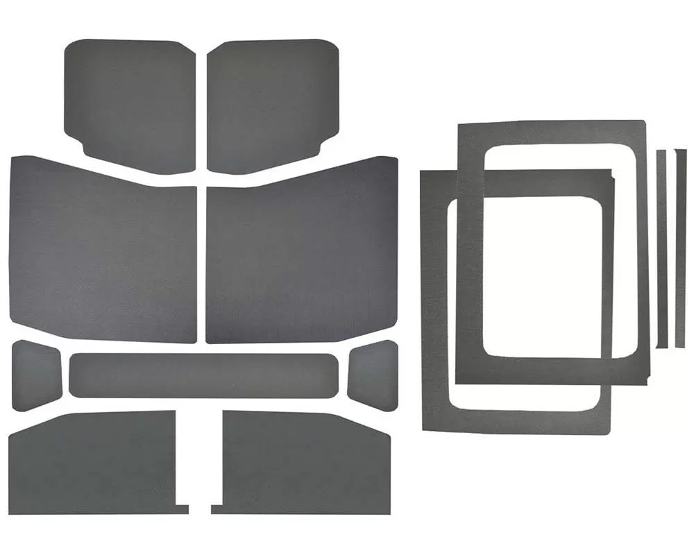 Design Engineering DEI Gray Leather Look Head Liner Kit Jeep Wrangler JL 4-Door - 50181