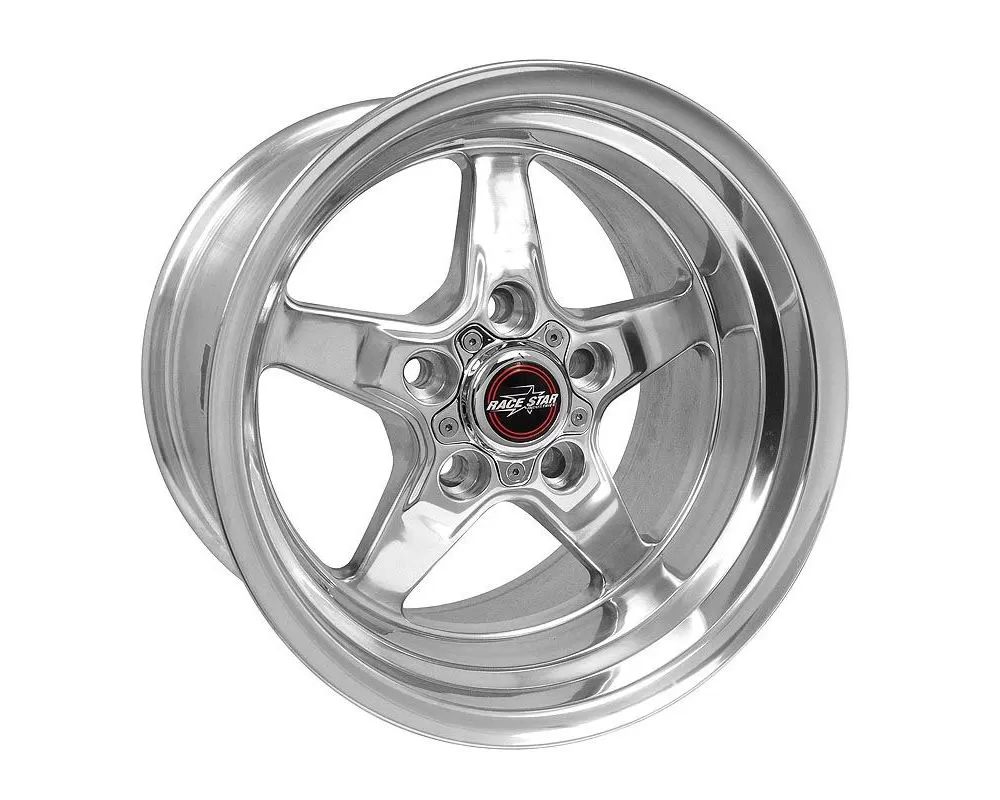 Race Star Wheels 92 Drag Star Wheel 15x10 5x4.5 19mm Polished Silver - 92-510152DP