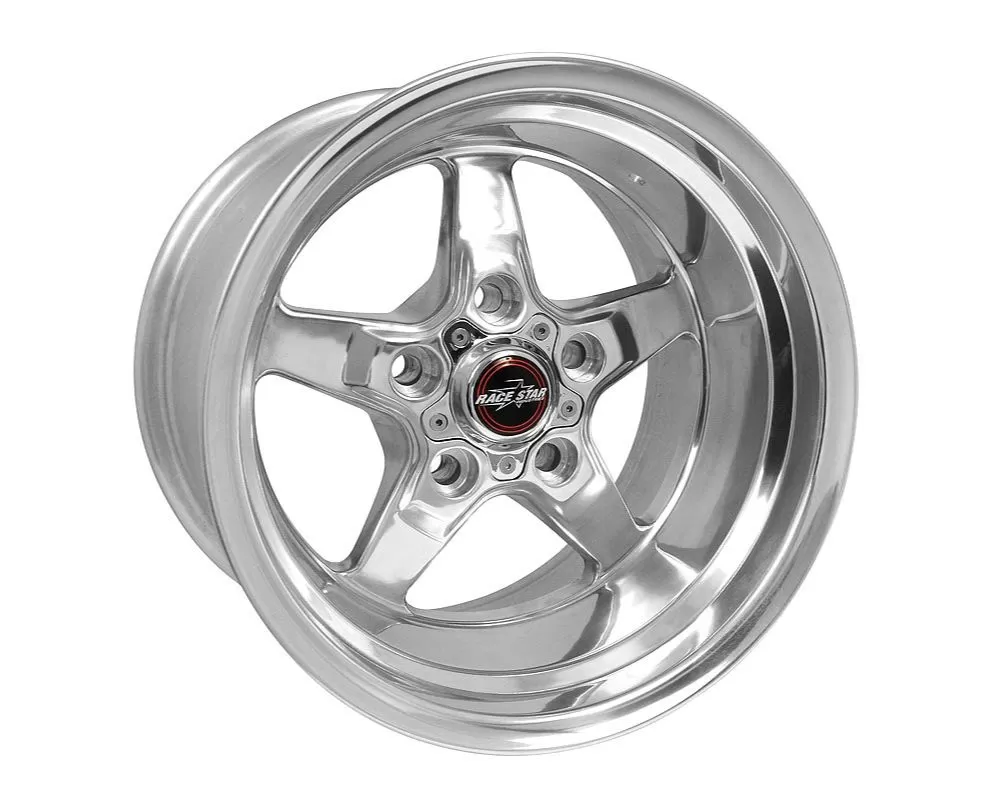 Race Star Wheels 92 Drag Star Wheel 15x10 5x4.75 25.4mm Polished Silver - 92-510248DP
