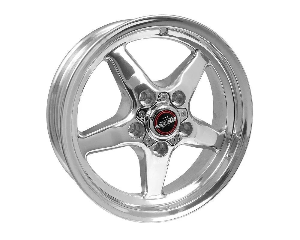 Race Star Wheels 92 Drag Star Wheel 15x5 5x4.75 -15.8mm Polished Silver - 92-550244DP