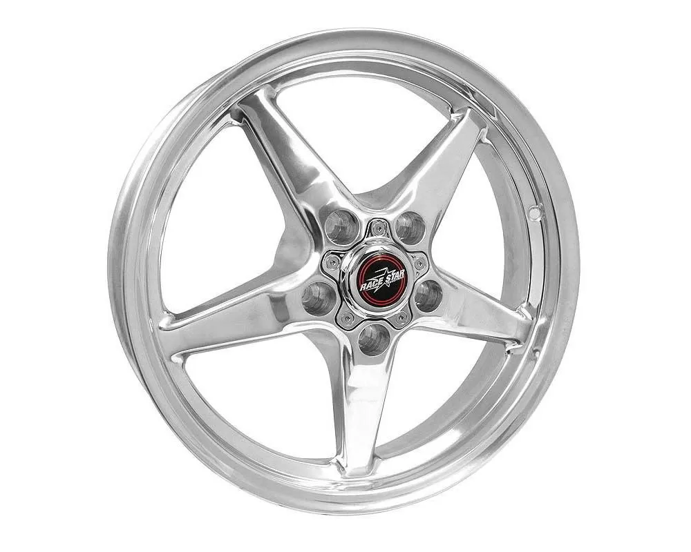 Race Star Wheels 92 Drag Star Wheel 17x4.5 5x4.75 25.4mm Polished Silver - 92-745242DP