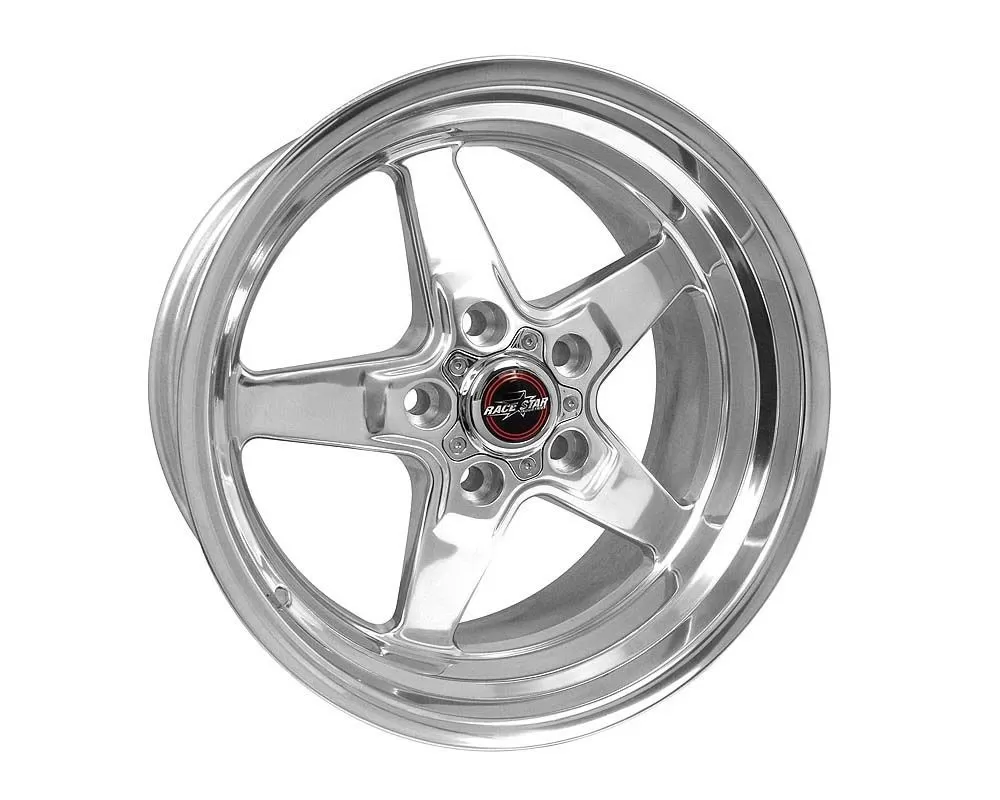 Race Star Wheels 92 Drag Star Wheel 17x9.5 5x4.75 52mm Polished Silver - 92-795254DP