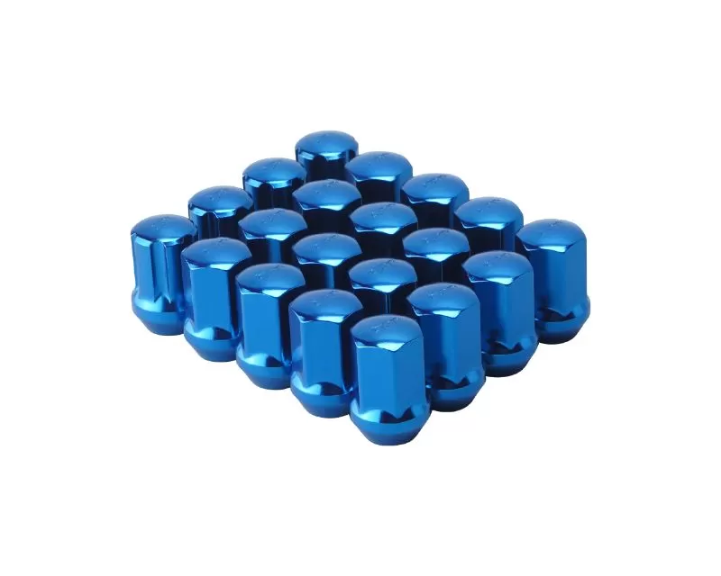 F2 Function and Form Blue Steel Lug Nuts M12x1.25 w| Lock Kit - W0012125.SS-BL