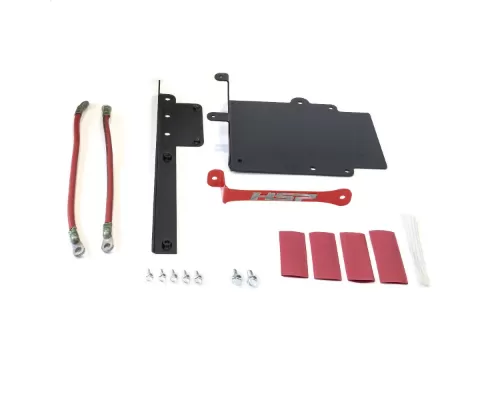 HSP Battery Relocation Kit Flag Red Ford Powerstroke F250/350 6.7L 2017-2019 - HSP-P-425-2-HSP-BR