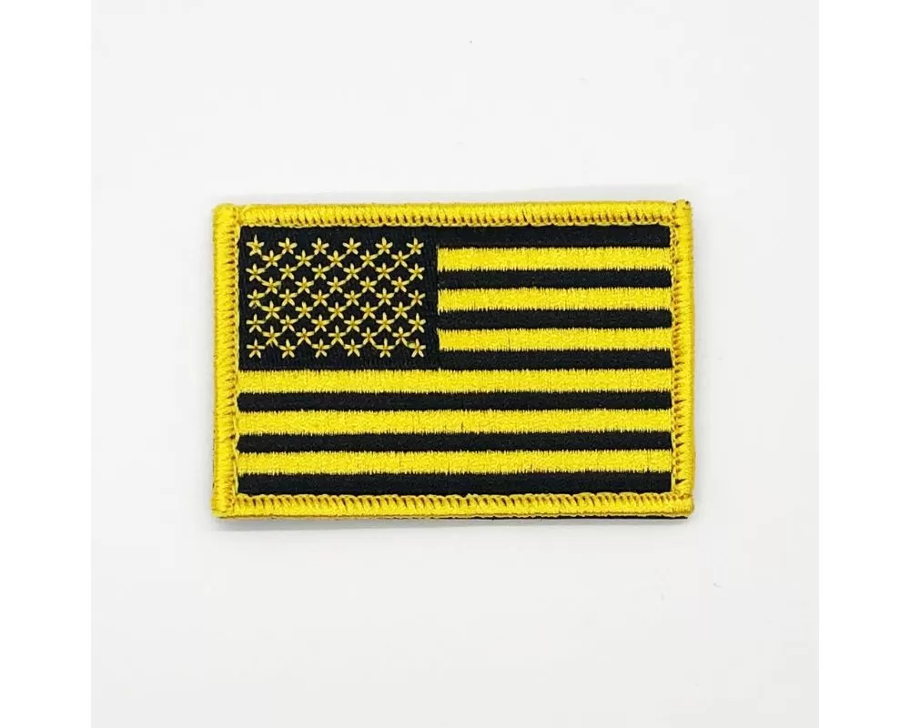 Bartact American Flag Patch Embroidered  2.0 x 3.0" Patch with Velcro | Hook Backing Stars On Left - FLAGLV23BY