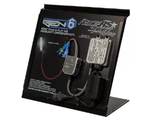 Race Sport Lighting Gen 6 HID Kit Professional 5-Axis Counter | Slat Wall Retail Display - 1007228