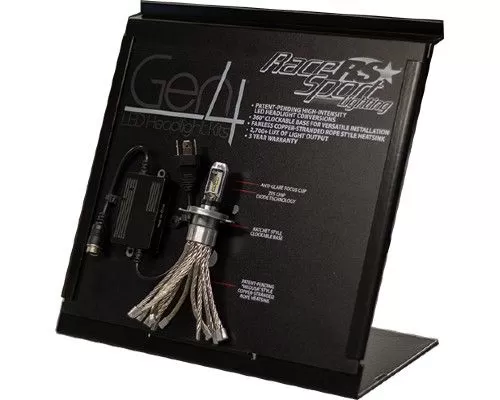 Race Sport Lighting Gen 4 LED Kit Professional 5-Axis Counter | Slat Wall Retail Display - 1007231