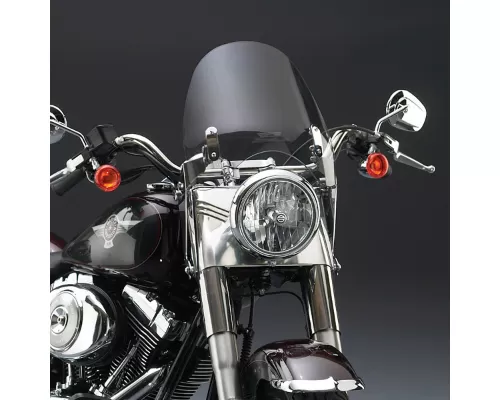 National Cycle Switchblade Clear Deflector Quick Release Windshield 12.00" Harley-Davidson 1986-2013 - N21927