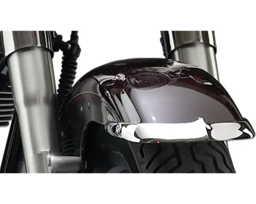 National Cycle 2-Piece Chrome Cast Front Fender Tips Harley-Davidson 2001-2013 - N7040