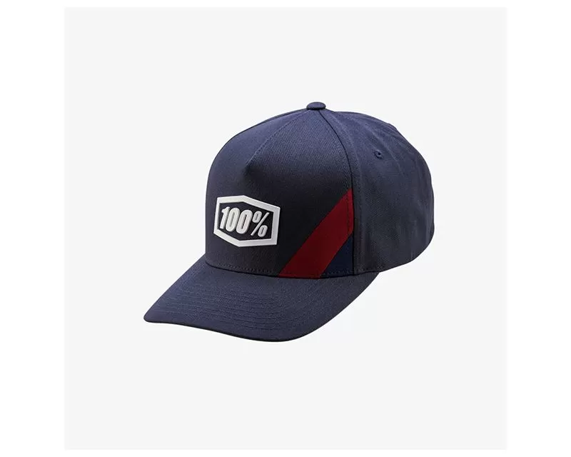 100% Cornerstone Hat X-Fit Snapback Steel - 20070-245-01