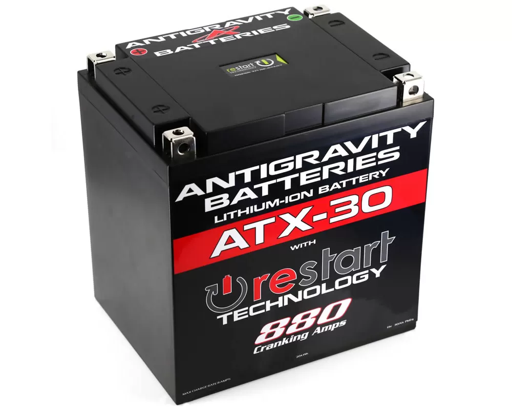 Antigravity 880 Cranking Amps ATX30 Lithium Battery - AG-ATX30-RS