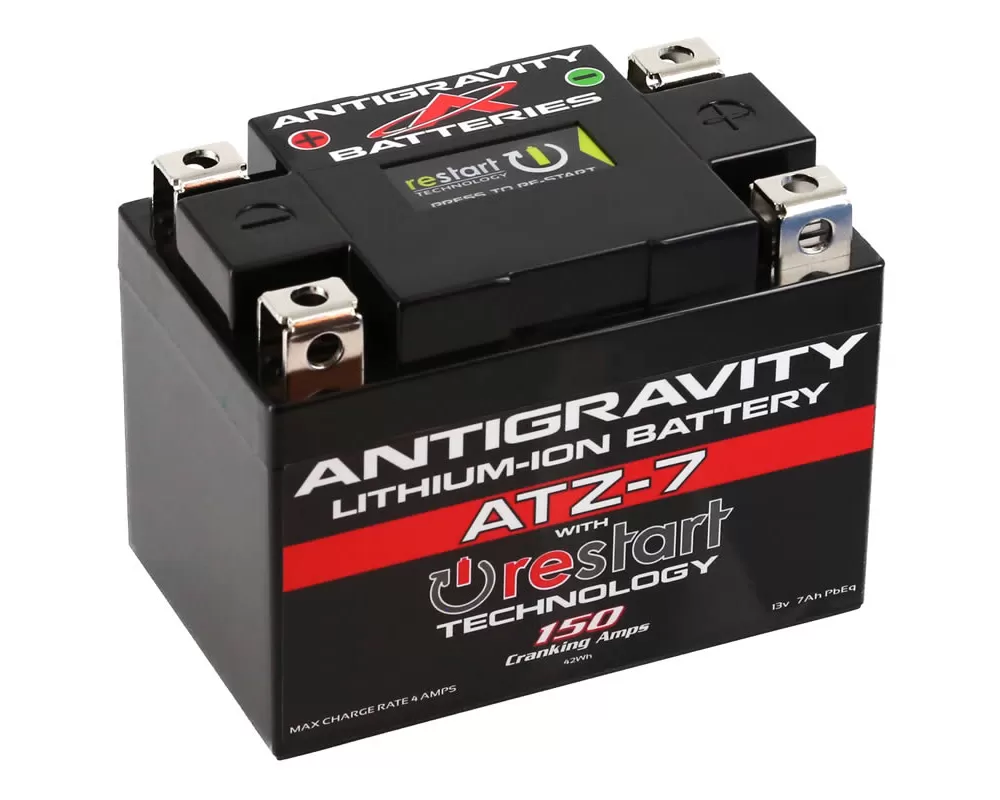Antigravity 150 Cranking Amps ATZ7 Lithium Battery - AG-ATZ7-RS