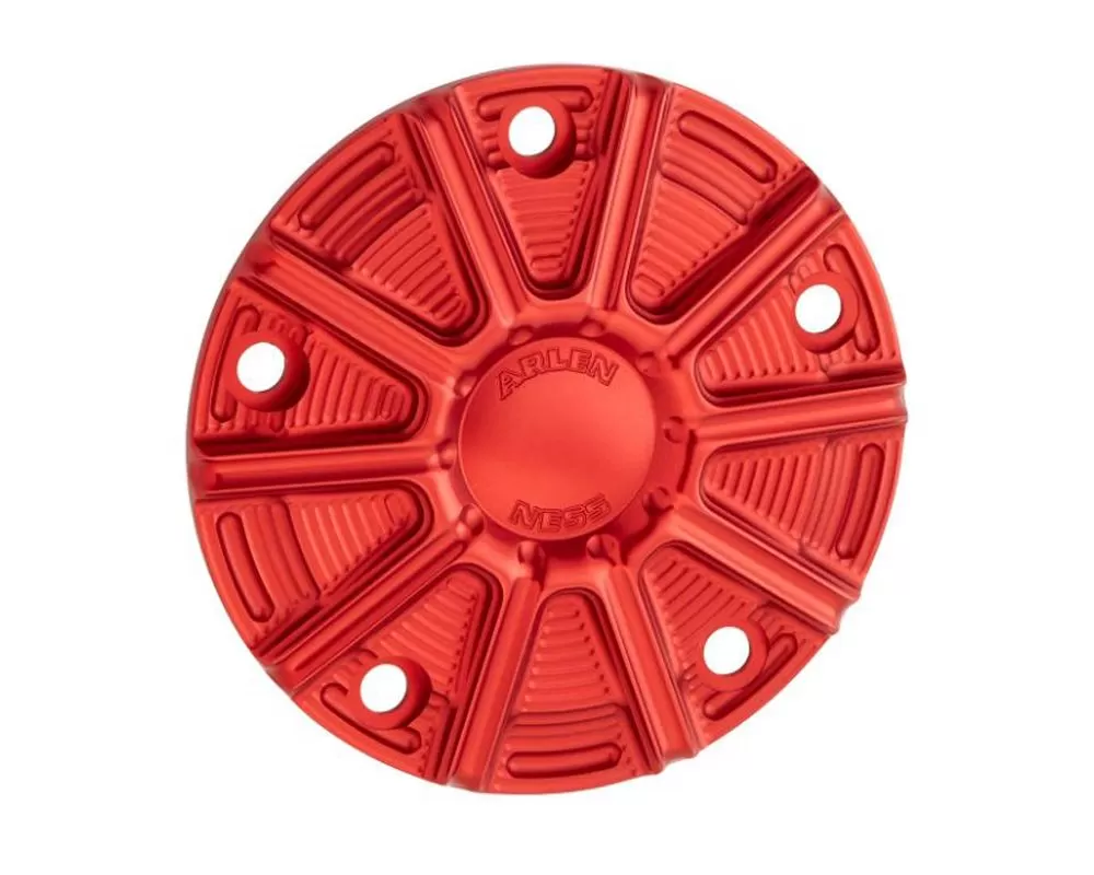 Arlen Ness 10-Gauge Red Point Cover Harley Davidson Twin Cam (5-holes) 1999-2017 - 700-030