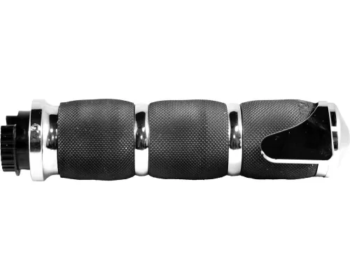 Avon Grips Black MT Air Cushion Anodized Heated Grips w/Throttle Boss - MT-AIR-90-A-B-H