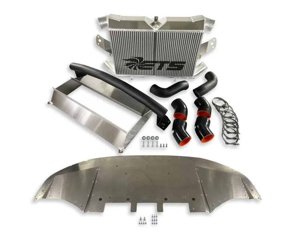 ETS "The Fridge" Intercooler Upgrade Kit w/ Short Pipe Routing & Stencil/Logo Nissan GTR 2008+ - 300-10-IC-54
