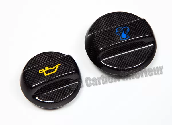 DB Carbon Oil & Cooling Water Lid Porsche 991 Carrera/S/4/4S/GTS 2012-2015 - 1459-0001