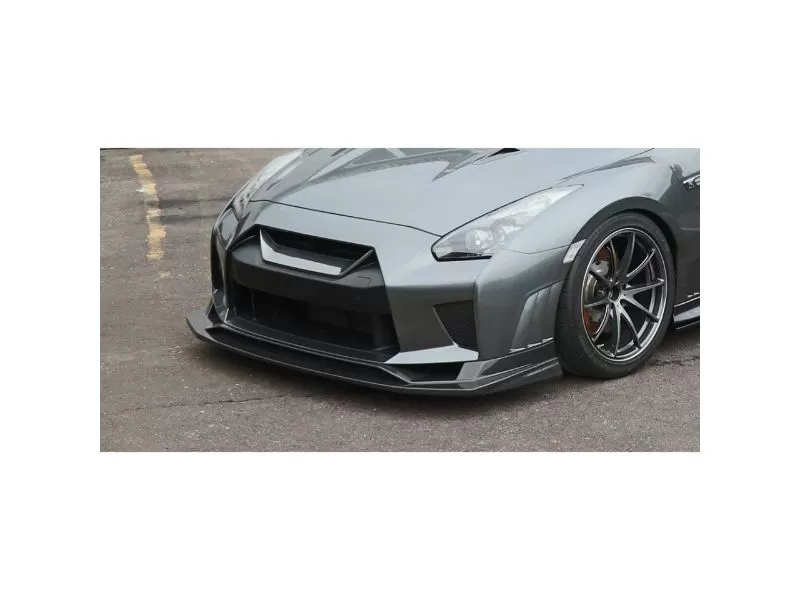 Voltex Front Bumper with Front Fenders without Ducts Nissan GTR 2009-2021 - VL-35R-FA-D