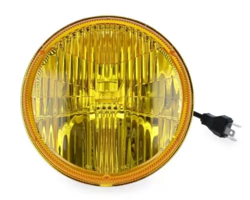 Retrobright LED Sealed 7In Round Yellow - LFRB115