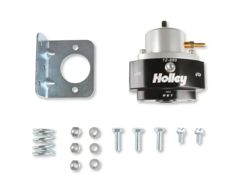 Holley Adjustable 4-65 psi 6-AN Billet Bypass Regulator Kit - 12-880KIT