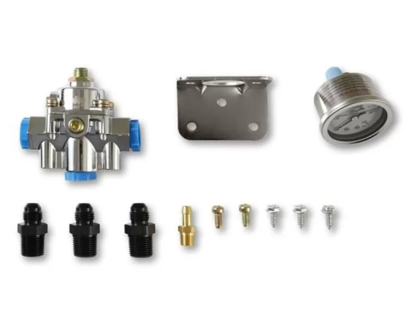 Holley Die Cast Adjustable 4.5-9 psi Bypass Fuel Pressure Regulator Kit - 12-881KIT
