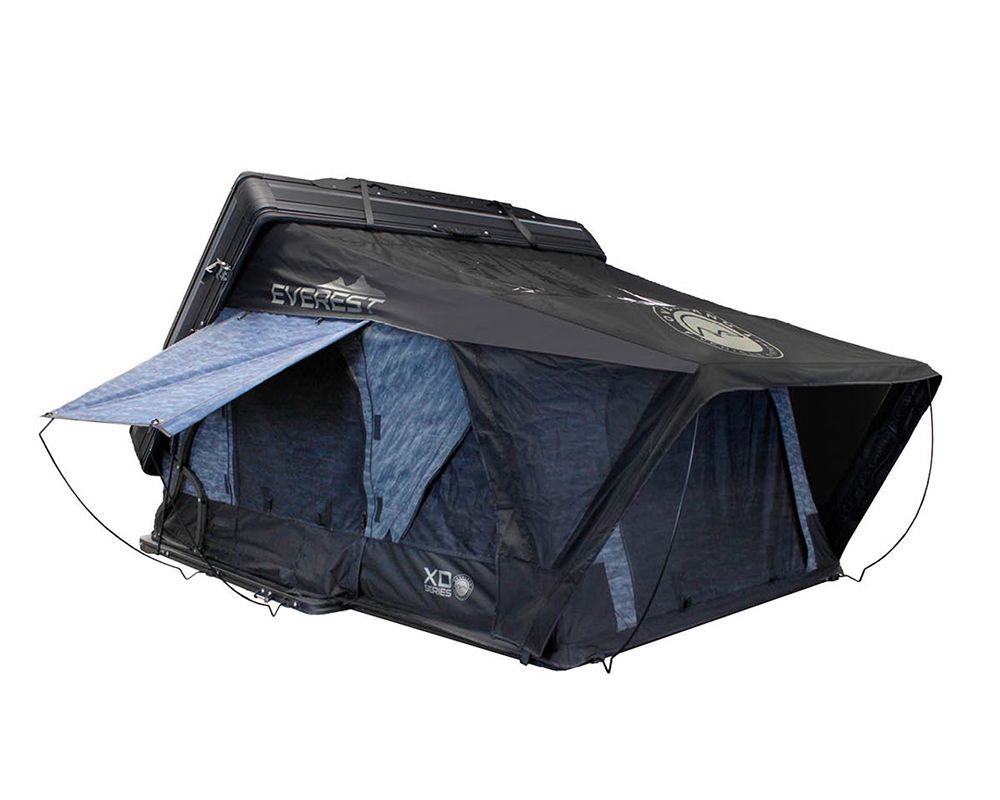 Overland Vehicle System Grey Body & Black Rainfly XD Everest Cantilever Aluminum Roof Top Tent - 18489902