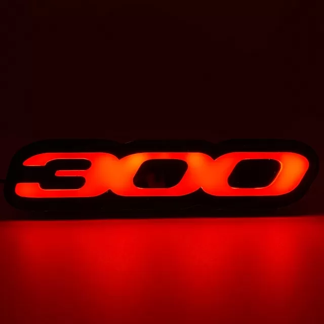 X Lume 300 Illuminated Single Color White Badge Chrysler 300 2010-2022 - XL0002