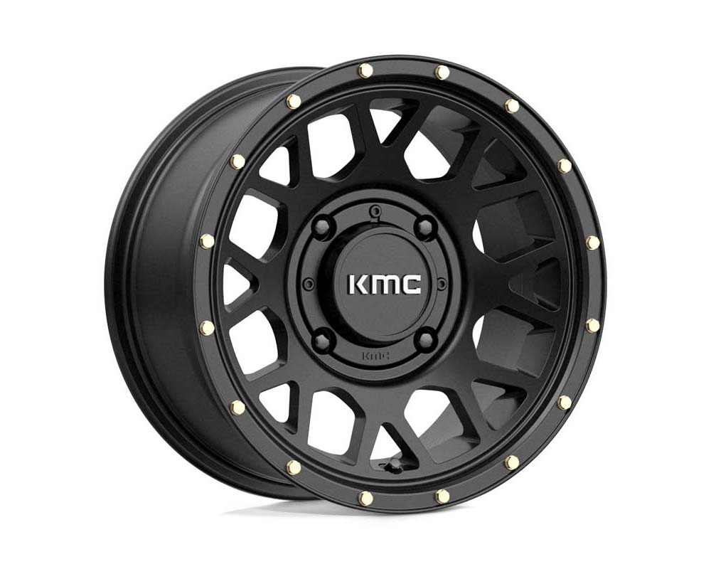 KMC Grenade Wheel 14x7 4x156 10 Satin Black - KS13547044710