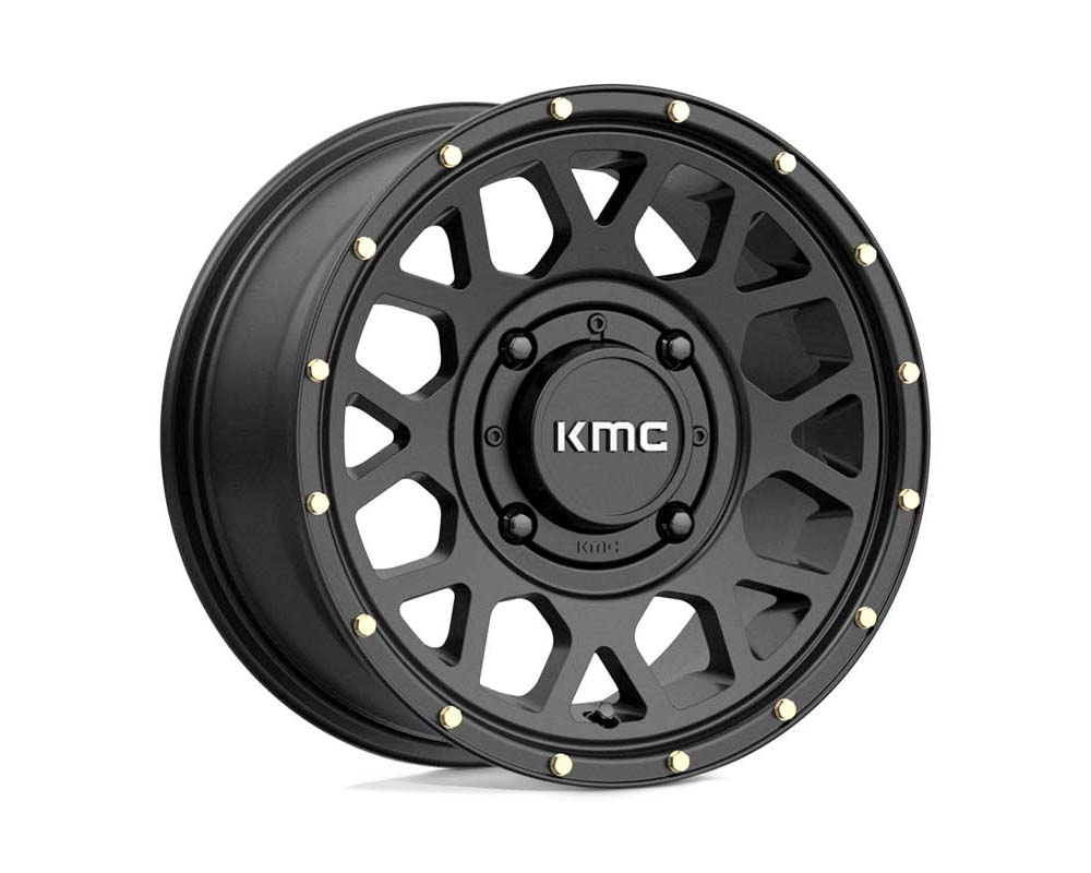 KMC Grenade Wheel 14x7 4x137 38 Satin Black - KS13547048738