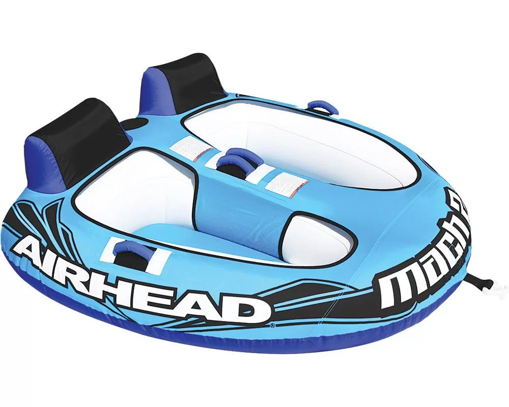 Airhead 69x69 Mach 2 Inflatable Double Rider Towable Water Tube - AHM2-2