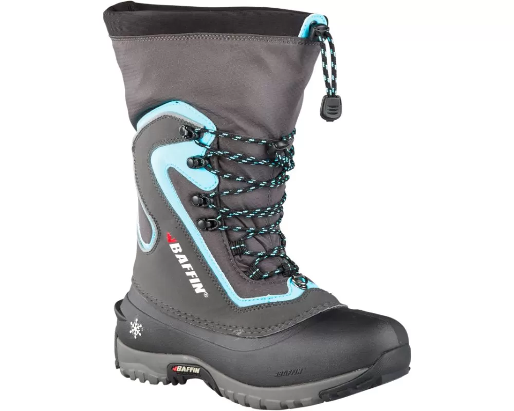 Baffin Women's Flare Boots Charcoal/Teal - LITE-W004-CAL-06