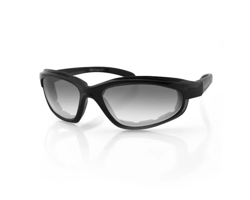 Bobster Fat Boy Sunglasses Black w/ Clear Photochromic Lens - EFB001