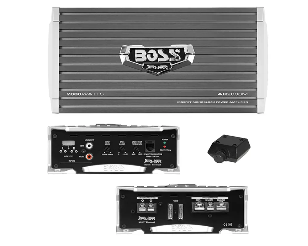 Boss Audio 2000W Max Armor Monoblock Amplifier - AR2000M